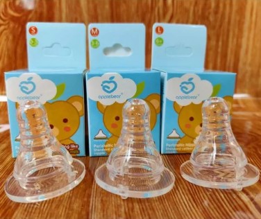 Baby Silicone Nipple Soft Silicone all Sizes CN -1pcs