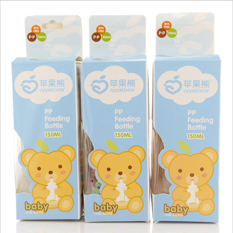 Apple Bear Premium Baby Milk PP Feeding Bottle – Leak-Proof 150ml