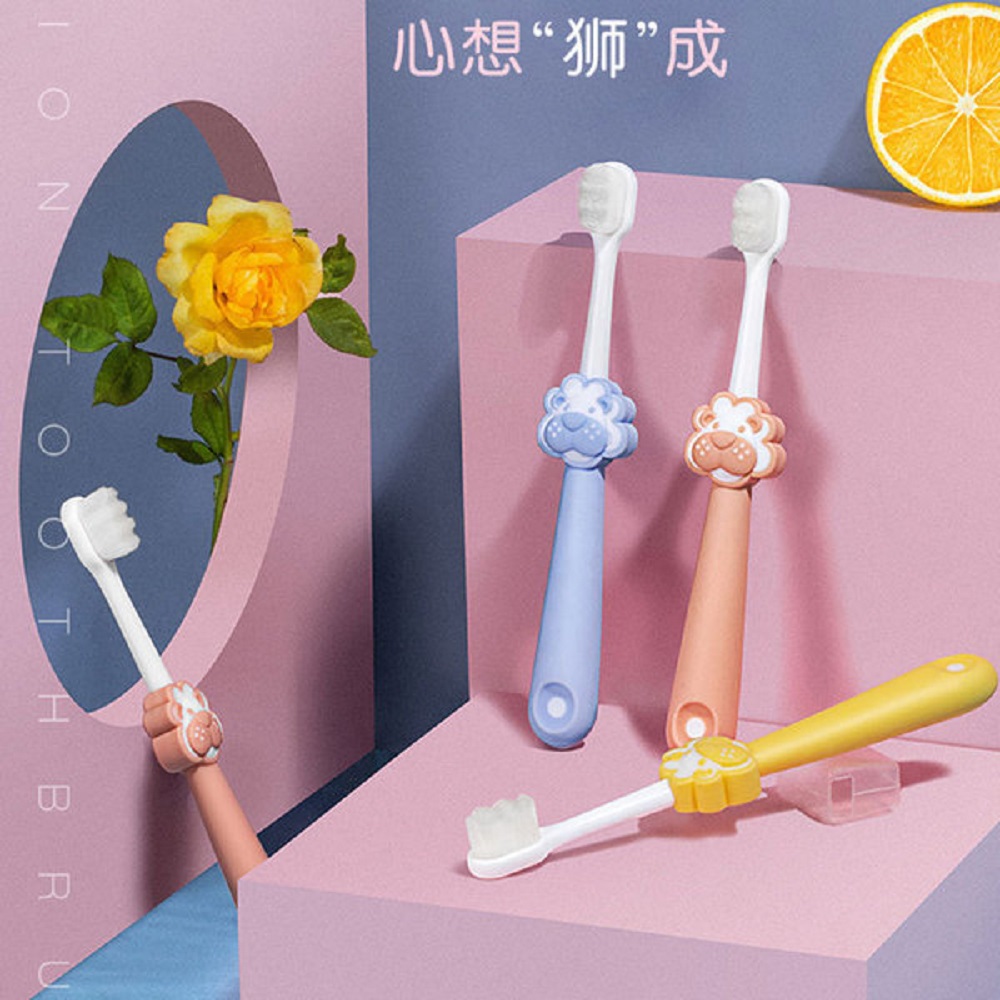 Kids Dental Care Baby Toothbrush | Cute Flower Design with Ultra Soft Comfortable Bristles