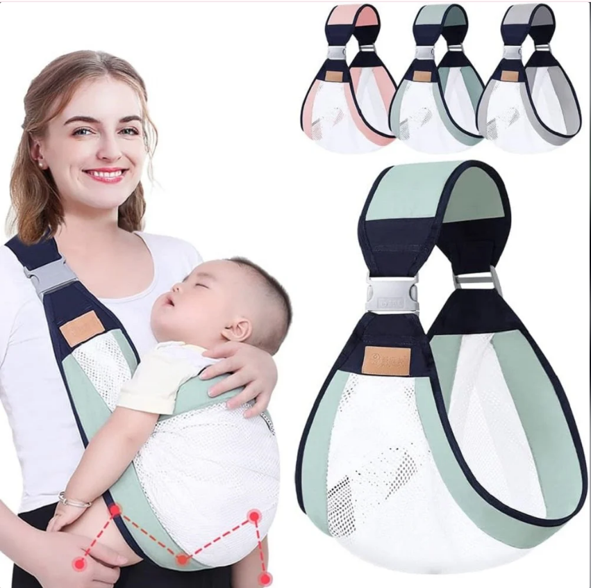 Portable Infant Hip Carrier – Breathable Baby Carrying Sling for Parents